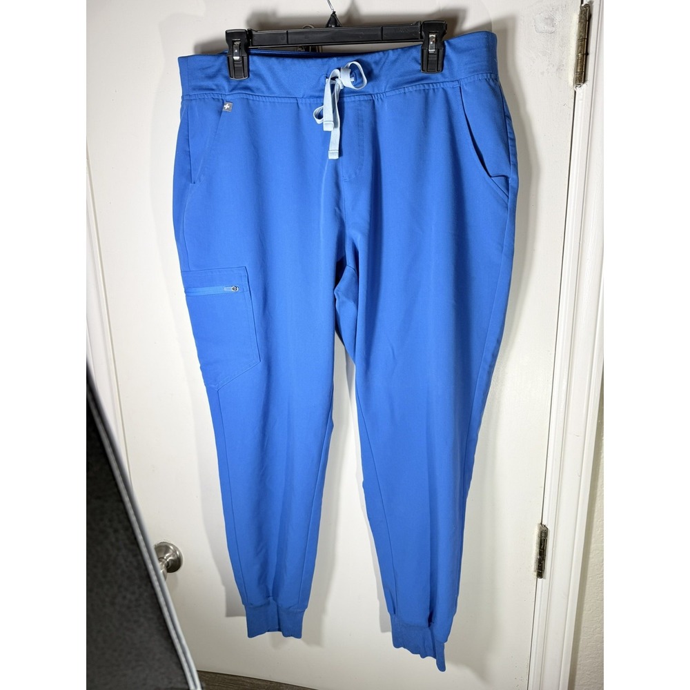 Figs Blue Scrub Pants Womens Technical Collection PO 2438 Joggers